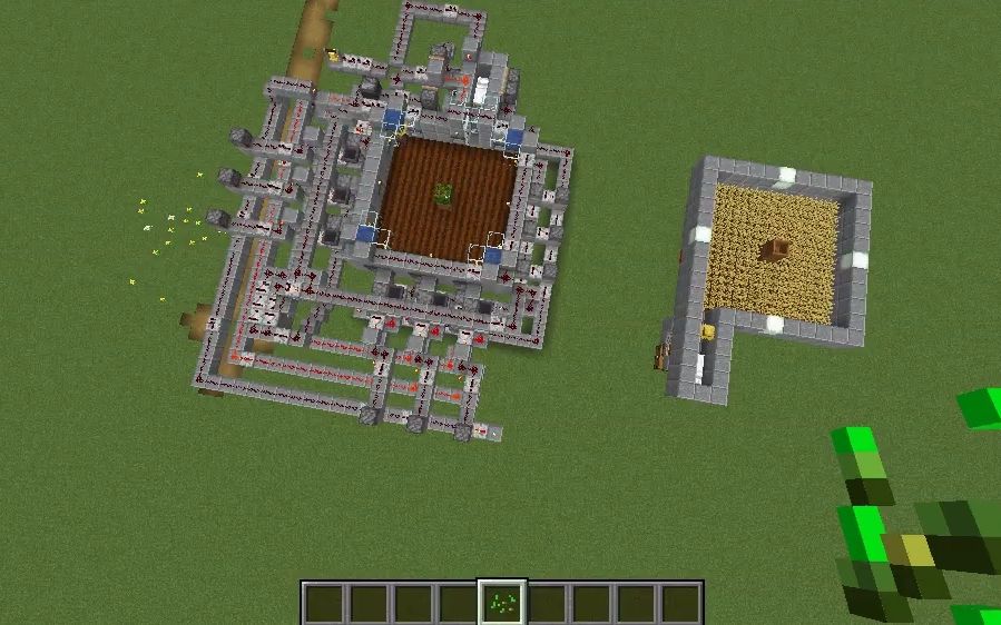 Minecraft红石日记  简单与复杂,全自动小麦农场.(两款)单机游戏热门视频