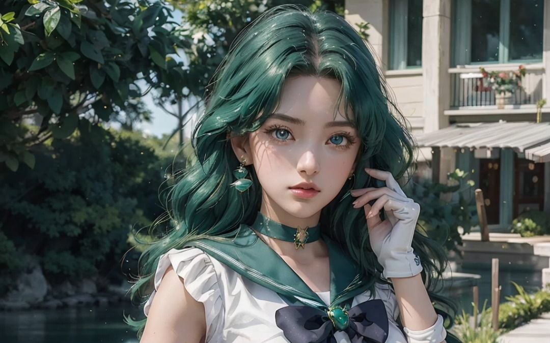 美少女战士-海王星-海王满 ai生成