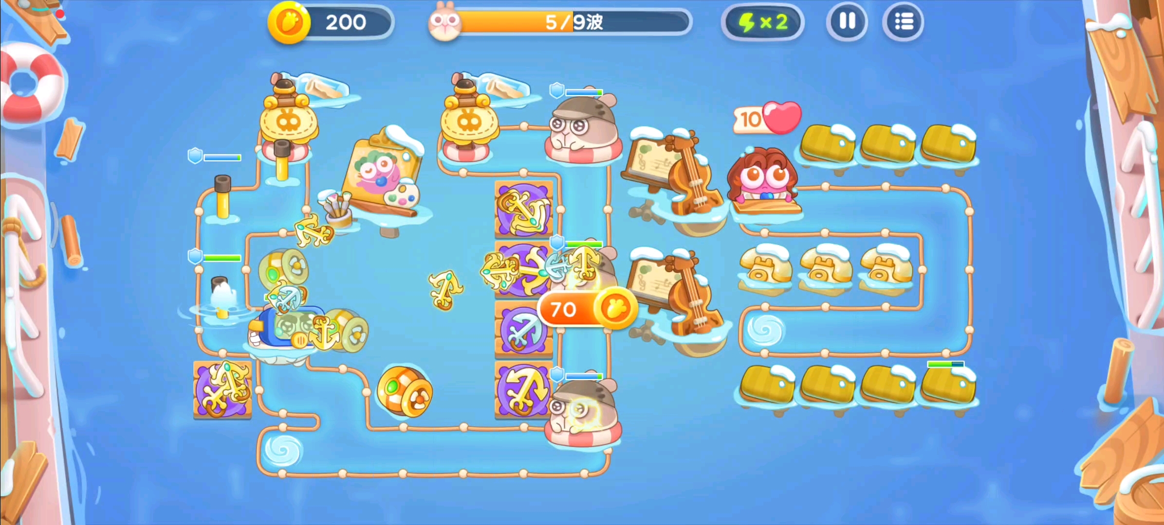 保卫萝卜4★阿波尼克号★第37关