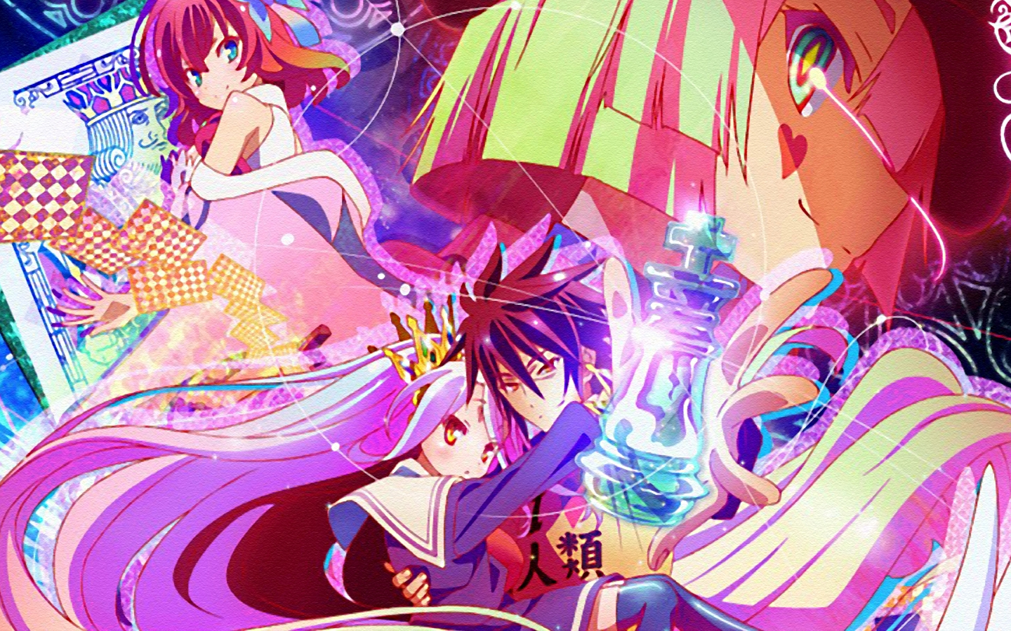 【游戏人生zero主题曲/可视化音频频谱】no game no life