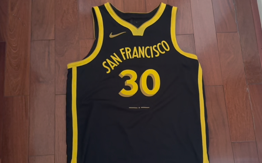 nba 勇士队2023-2024赛季库里球员版球衣分享