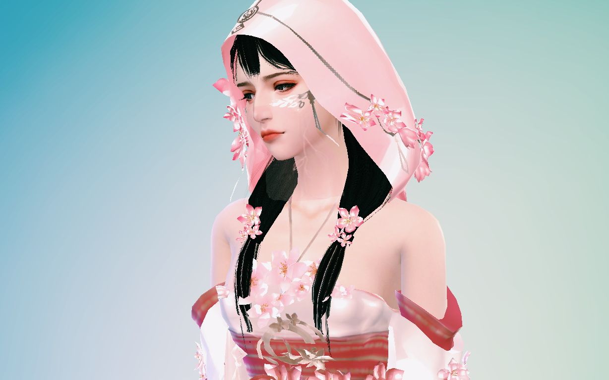 模拟人生4捏一个古风小姐姐