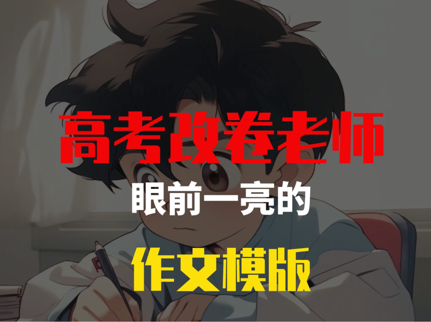 高考老师眼前一亮的作文模版哔哩哔哩bilibili