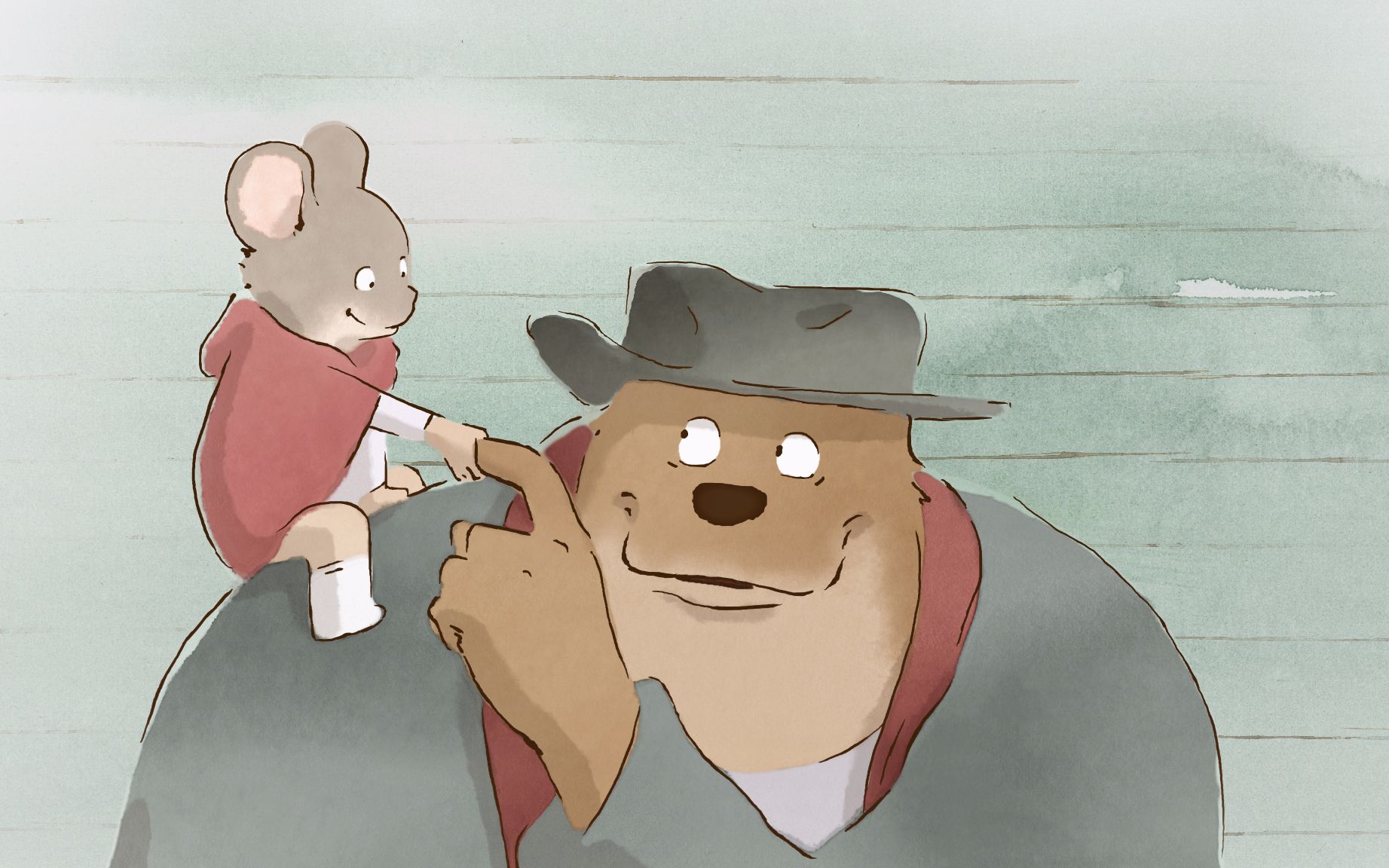 法语动画 ernest and celestine《艾特熊和赛娜鼠 可爱又犀利!