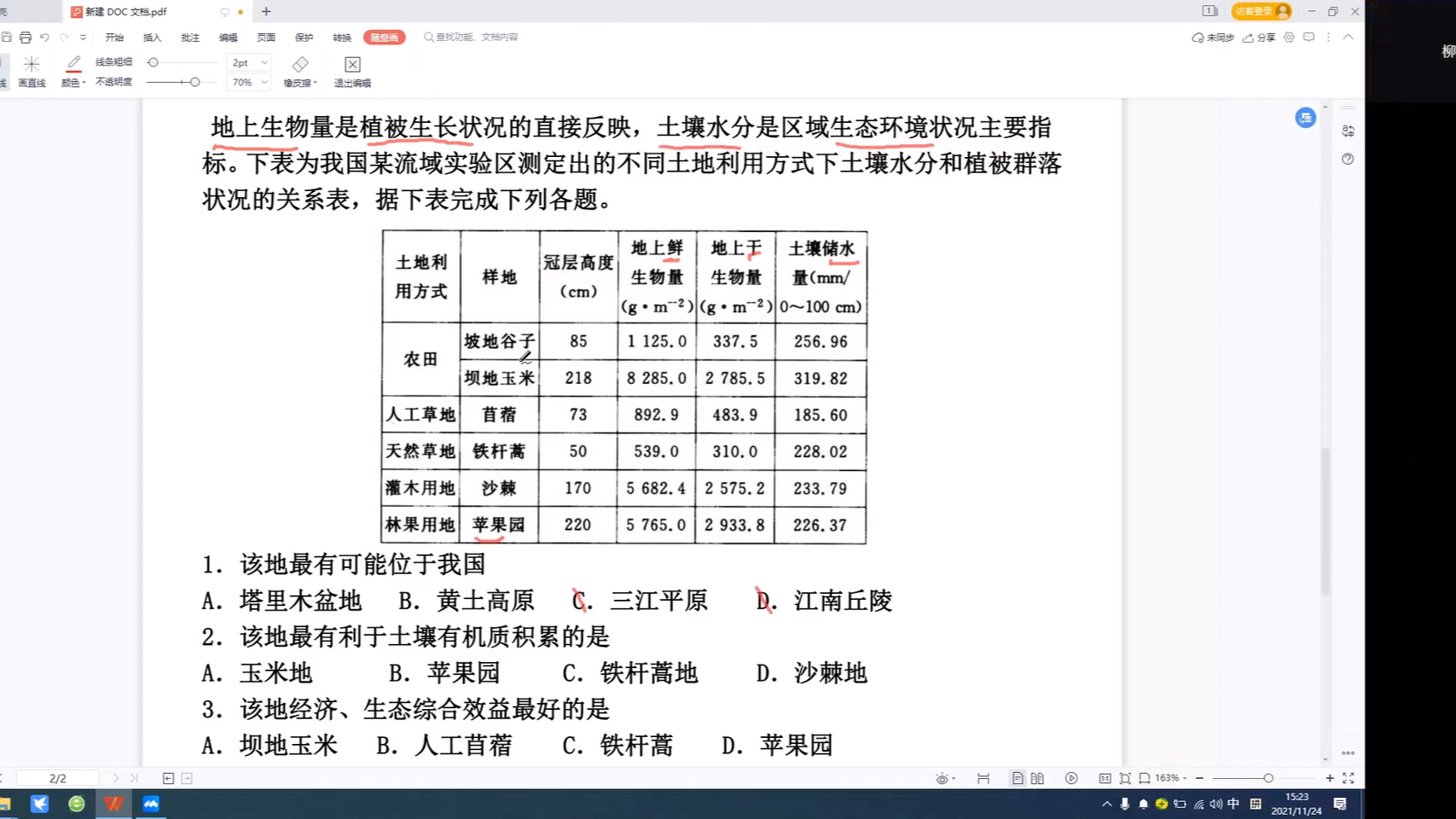 [图]自然地理-土壤有机质