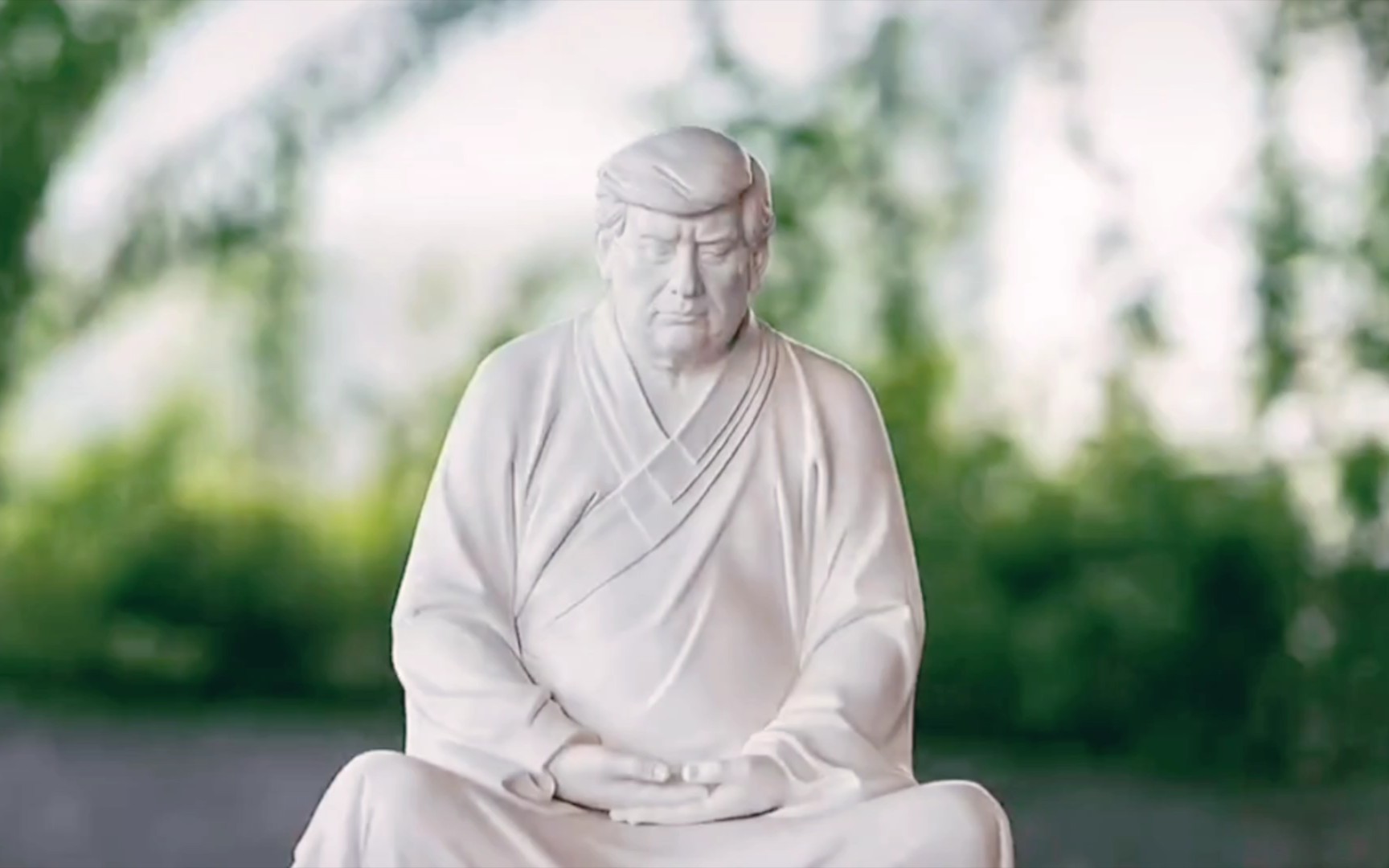 川普化身西天懂佛:让公司更加伟大