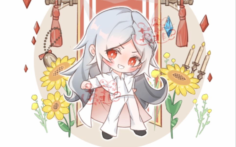 是涩泽龙彦(7900700979)画长发很开心