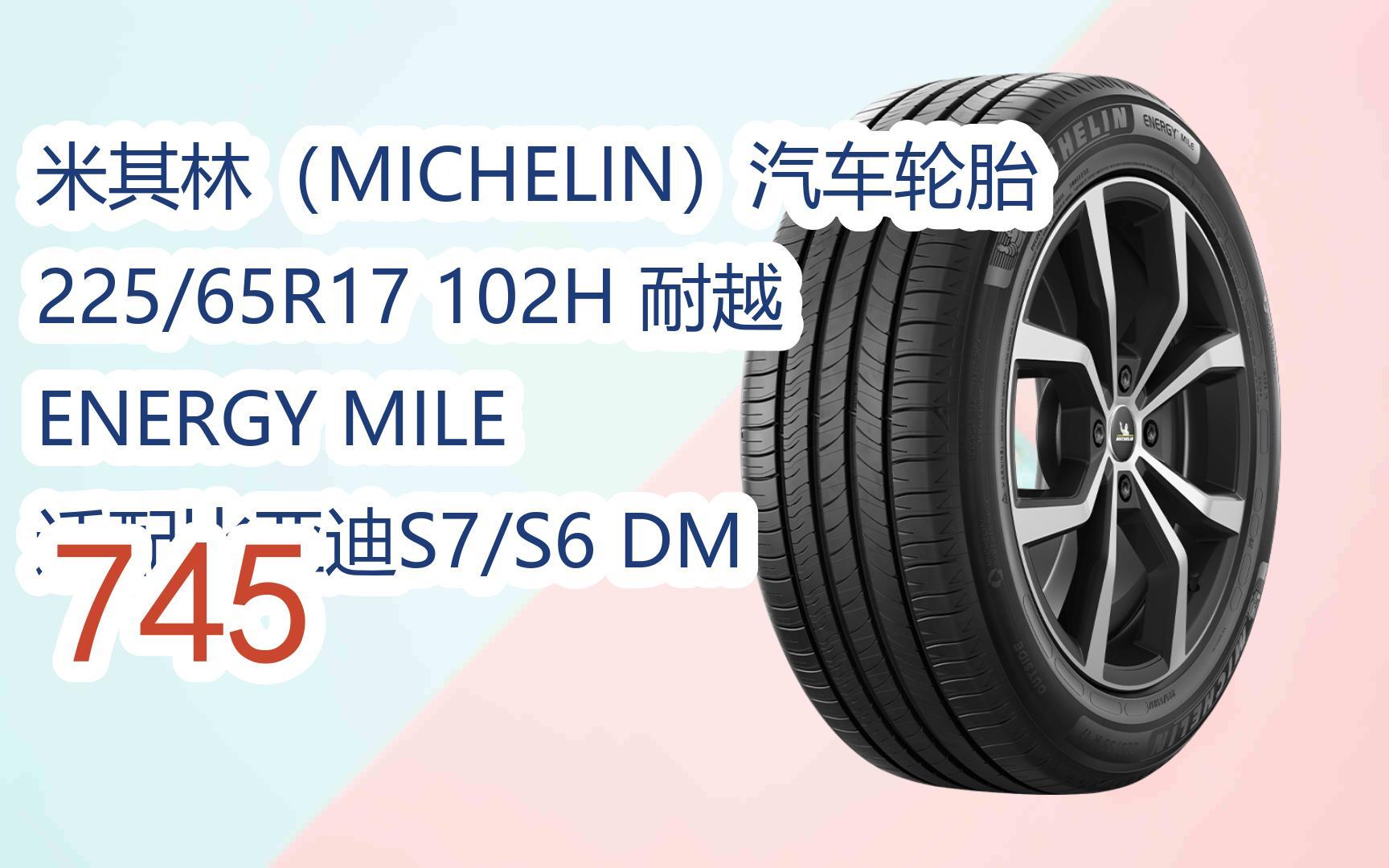 【年货节|福利好礼】米其林(michelin)汽车轮胎 225/65r17 102h 耐越