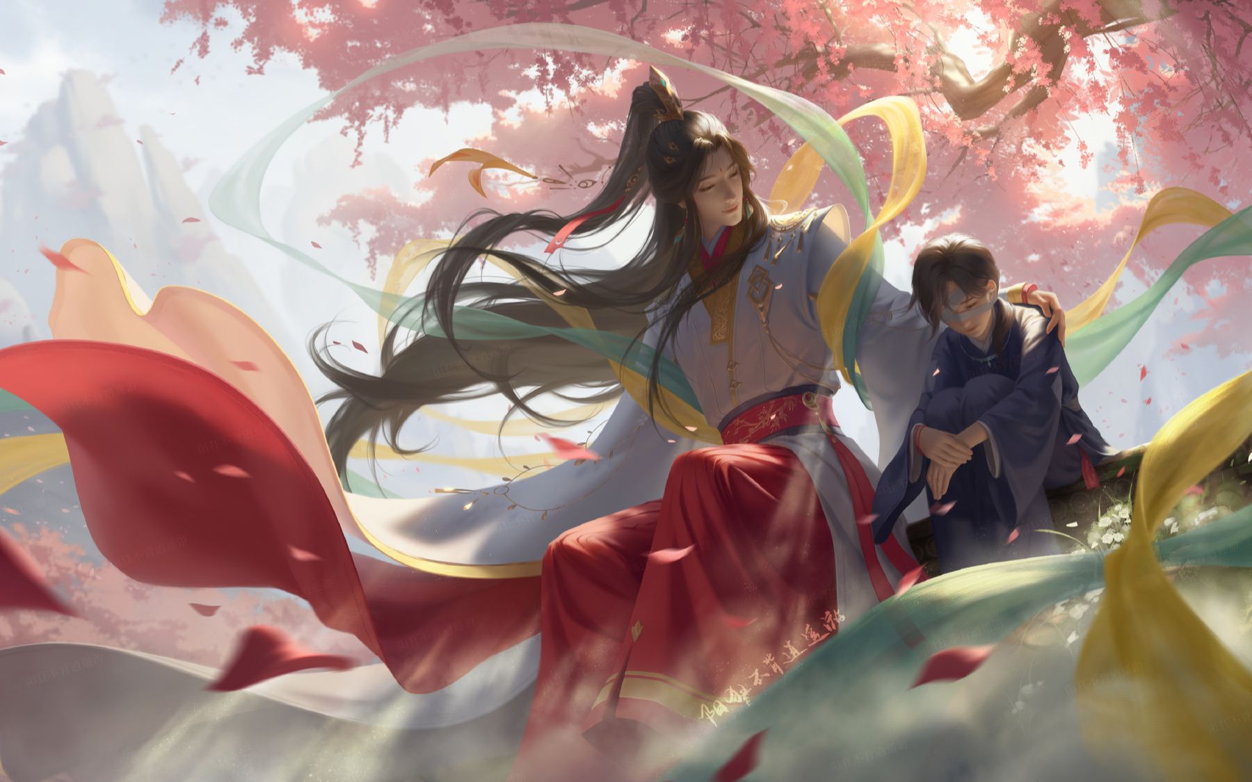 天官赐福,年少时的谢怜,风光无限,无不可为