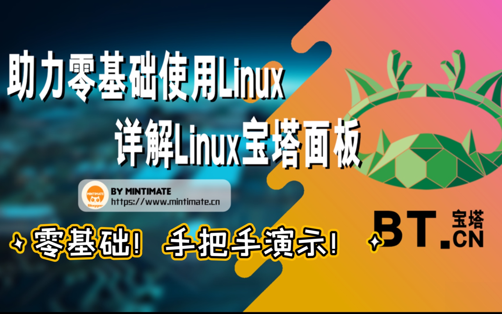 详解Linux宝塔面板,助力零基础使用Linux服务器哔哩哔哩bilibili