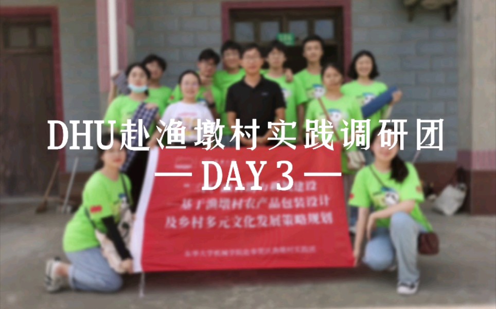 Day3|保护乡村传统文化 延续渔墩历史脉络哔哩哔哩bilibili