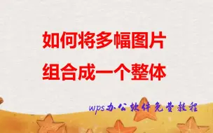 Download Video: 27如何在wps文档中将多幅图片组合成一个整体