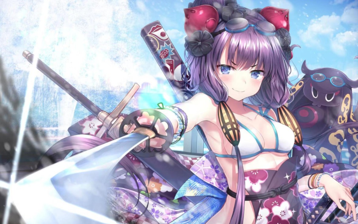 【fgo】泳装七期90  本 泳装北斋3t速刷阵容