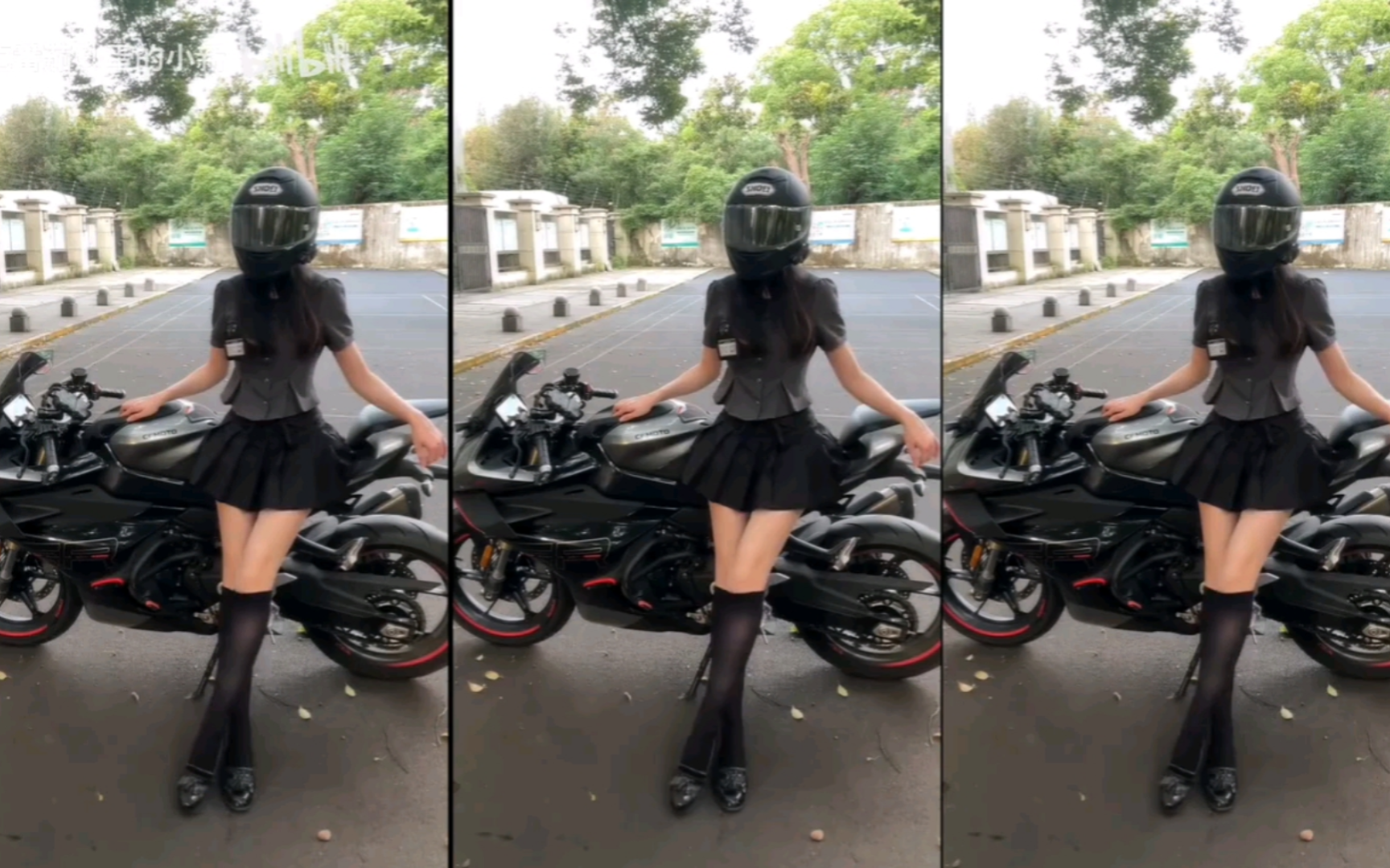 喜欢机车的小姐姐,谁能不爱呢?