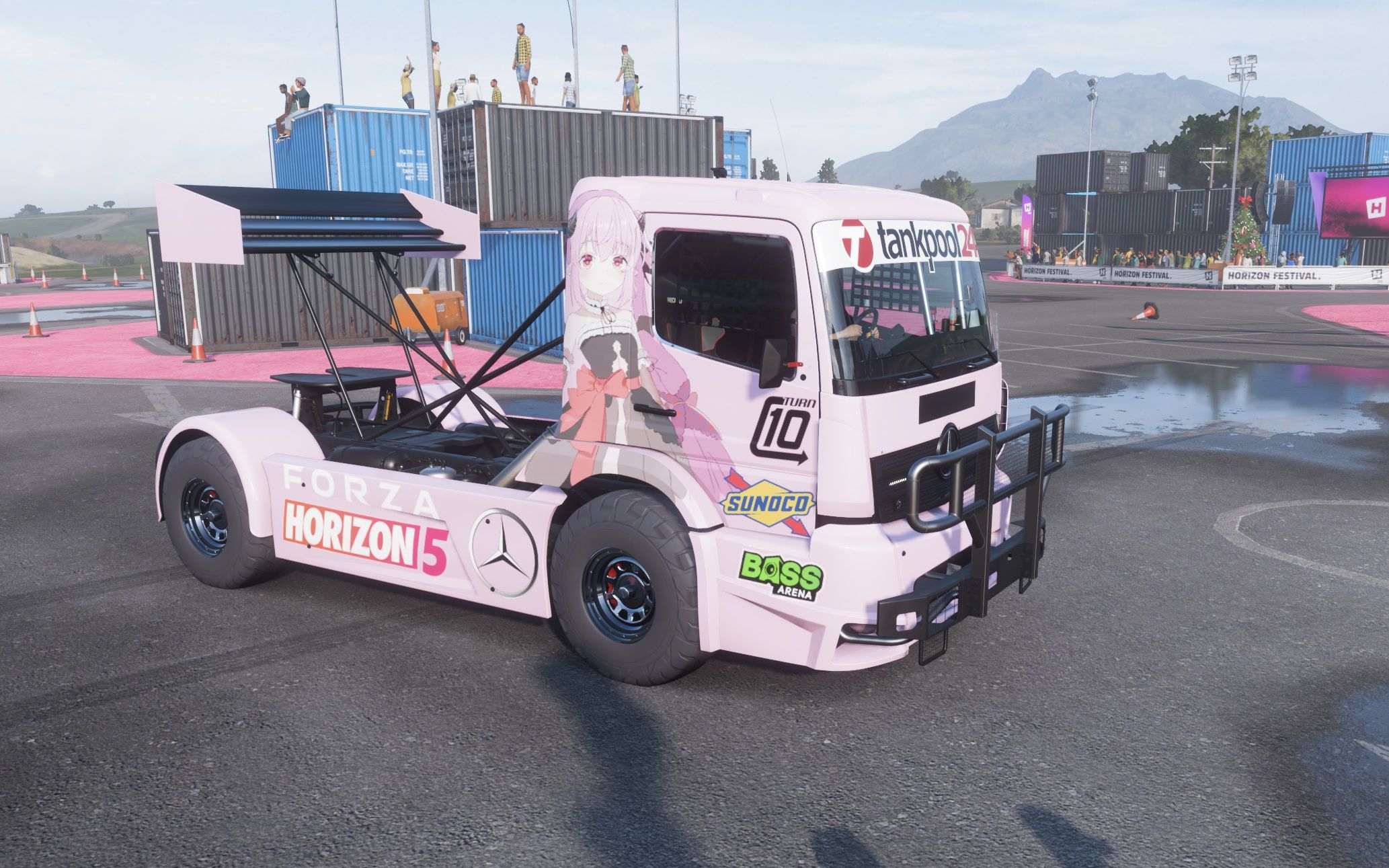 在地平线5中驾驶一辆二次元泥头车是怎样一种体验?