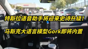 特斯拉车主发现，语音助手可能要植入Gork了！但没国内的事