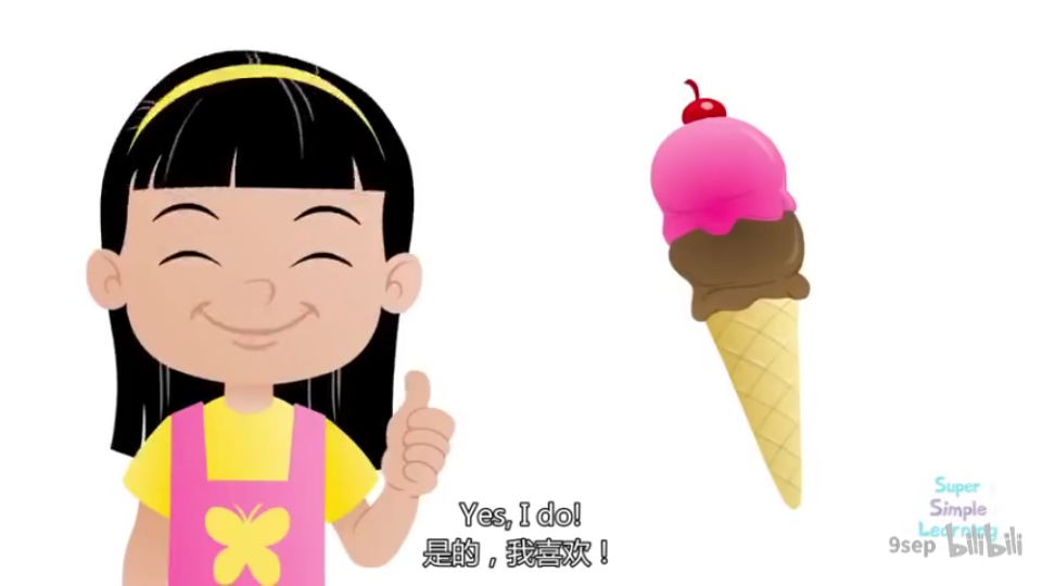 [图]《Do You Like Broccoli Ice Cream》单人 英语配音 视频配音素材 消音素材 原声版