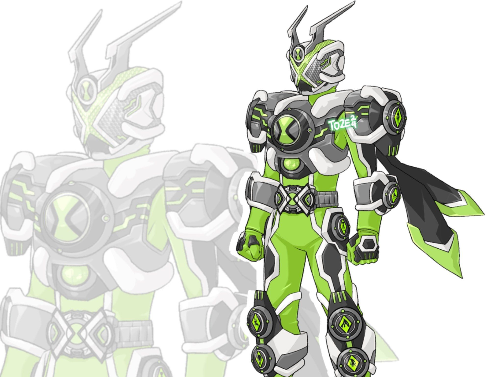 [图]【转载】Ben10假面骑士化同人