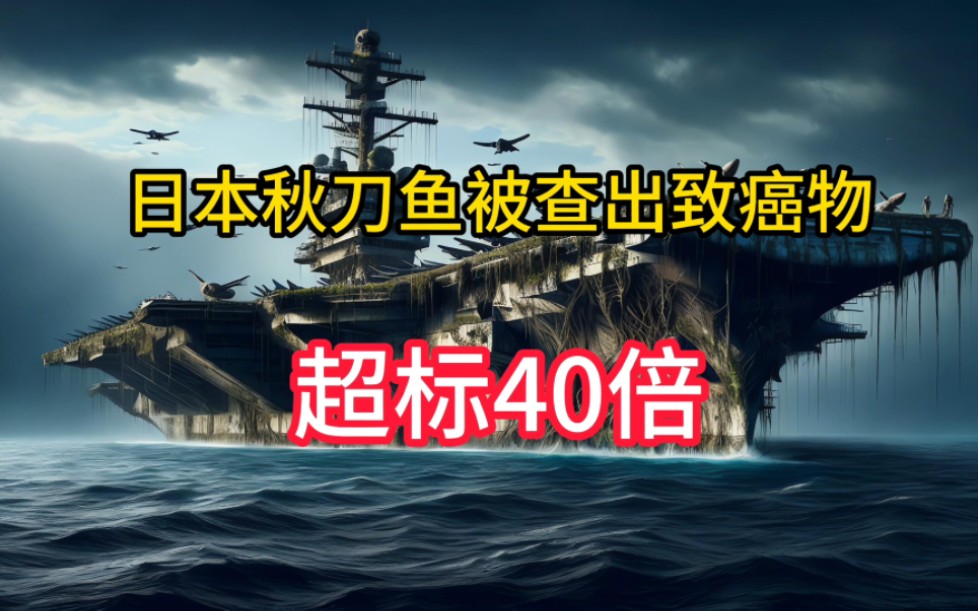 日本秋刀鱼被查出致癌物超标40倍!下月核污水将抵达我国沿海!哔哩哔哩bilibili