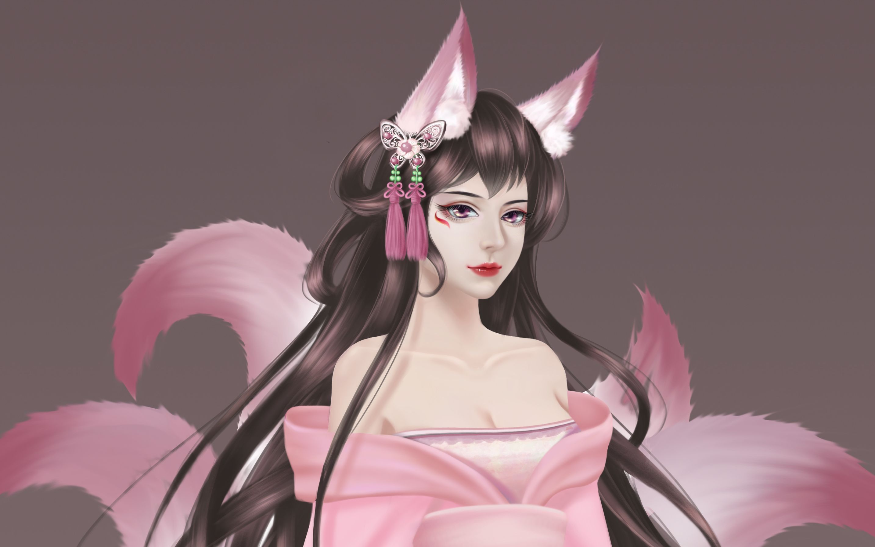 【补画】之前没有画完的小狐狸立绘_哔哩哔哩 (゜-゜)つロ 干杯~-bili