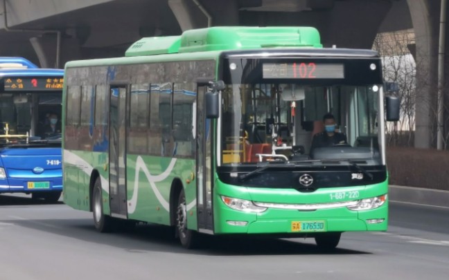 【2024-11】【2024新年作】呼和浩特公交102路【公交一公司→东古楼