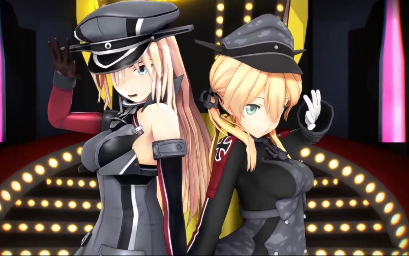 【mmd舰队】俾斯麦,欧根【爱dee 】