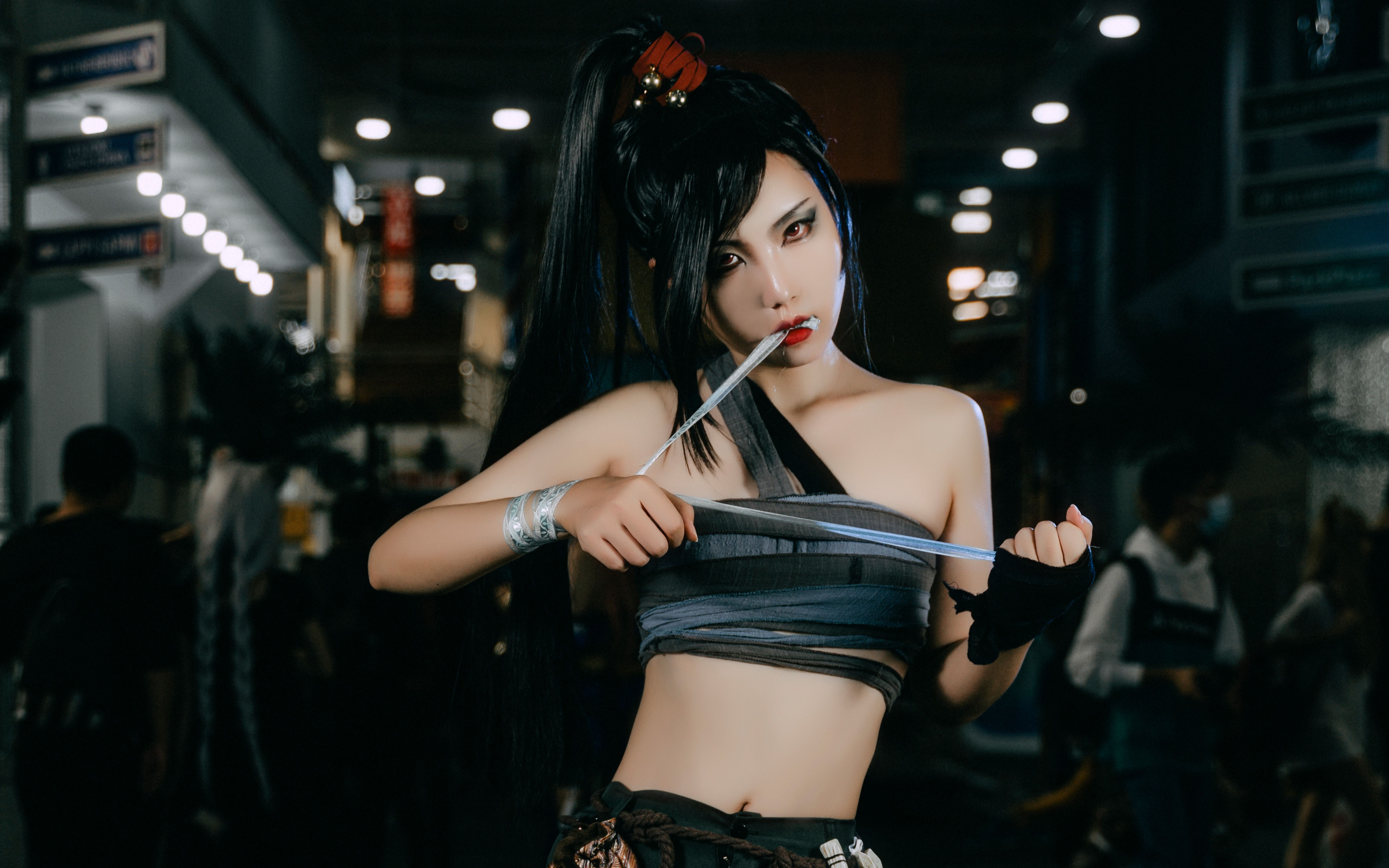 发一下感冒的漫展现场《问花》翻唱 青蛇劫起cos-1211 广州结缘纪x超