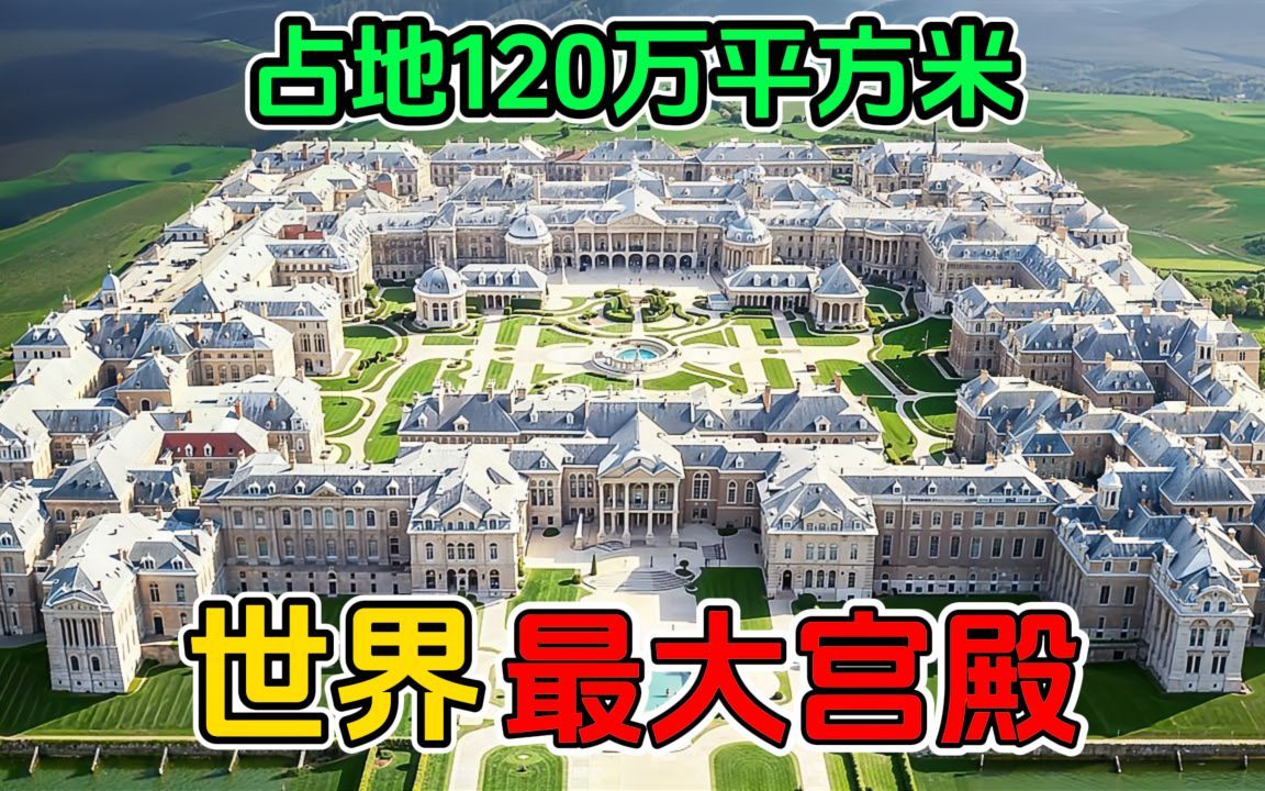 世界上最大的10座宫殿!光仆人就有36000人,故宫只能排第三!哔哩哔哩bilibili