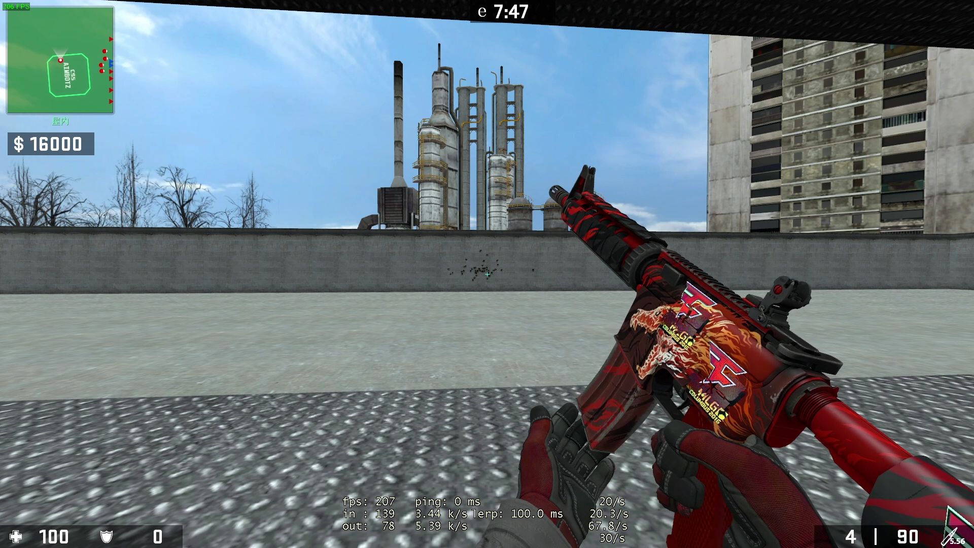 cs起源mod分享,专业手套深红之网