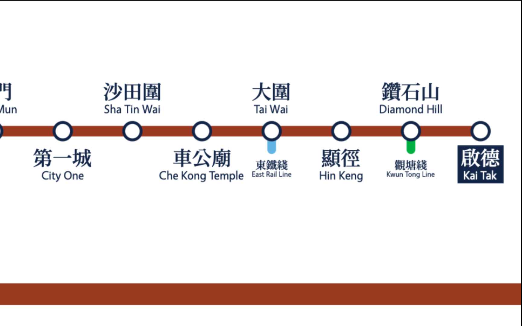 【香港港铁】屯马线一期报站
