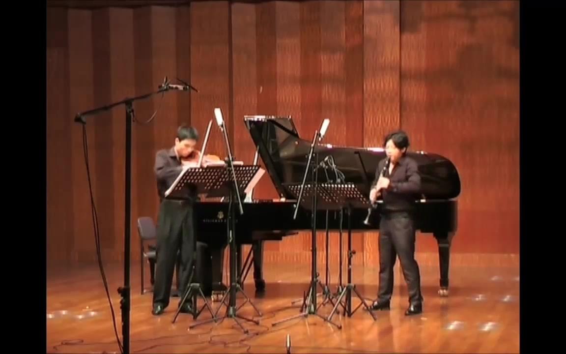 [图]【室内乐】杨立青 - 遥远的曲调—为单簧管、小提琴与钢琴而作 Yang Liqing - A Tune Far Away