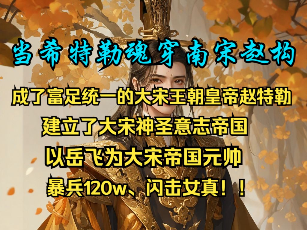 [图]当希特勒魂穿南宋赵构，成了富足统一的大宋王朝皇帝，建立了大宋神圣意志帝国，以岳飞为大宋帝国元帅，暴兵120w，闪击女真！！