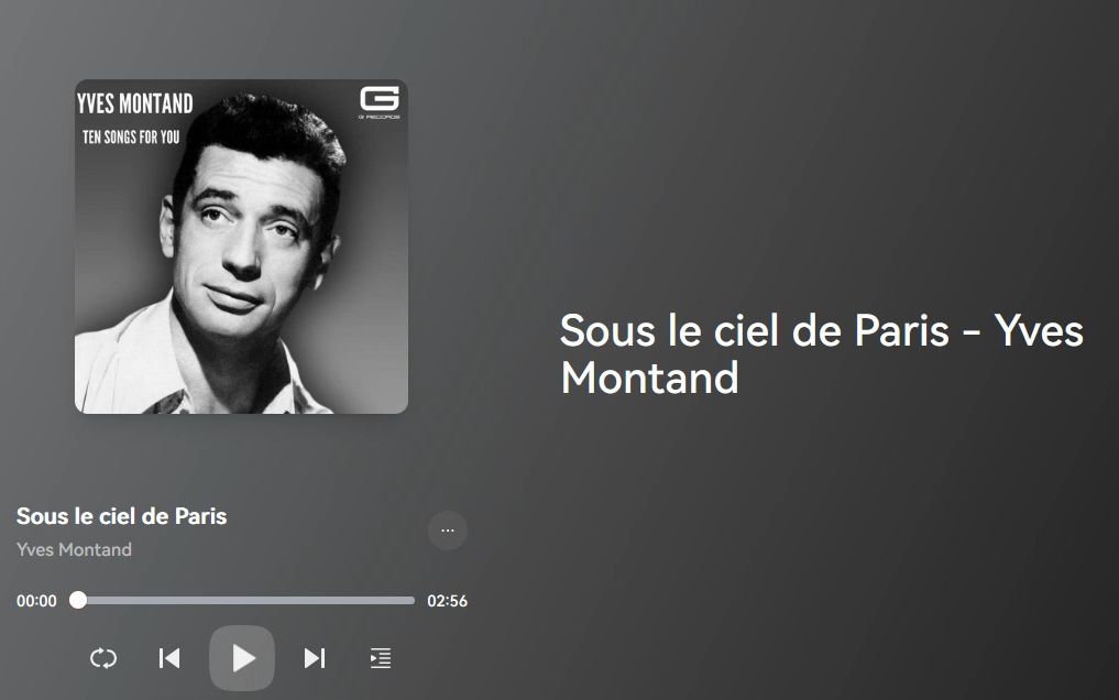 日推歌单|法语|进来感受异域情调 Sous le ciel de Paris  Yves Montand哔哩哔哩bilibili