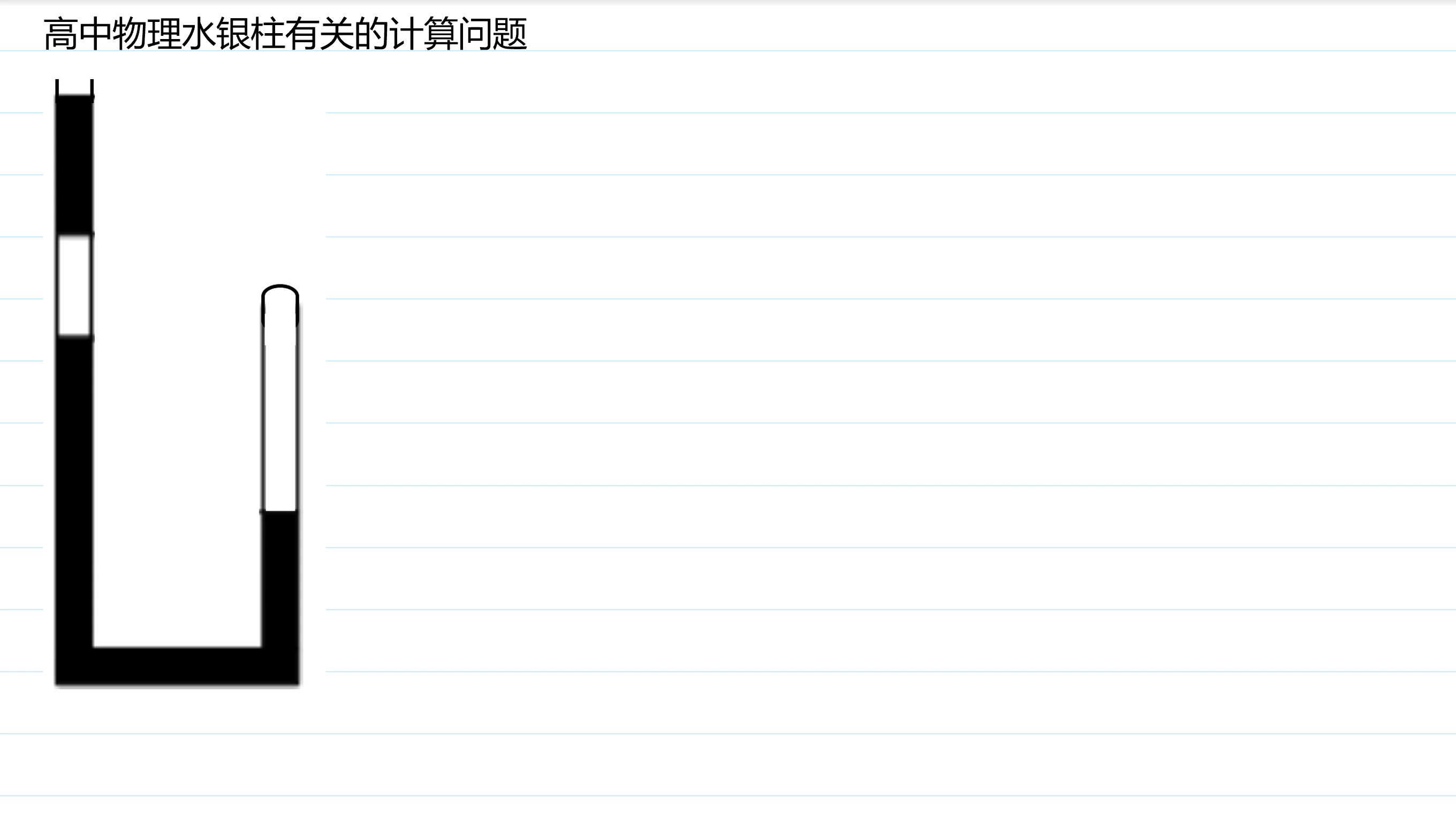 高中物理答疑:有关水银柱的问题哔哩哔哩bilibili