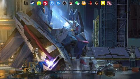 wallpaper engine】 自由高达舞落之剑-哔哩哔哩 wallpaper engine】 自由高达舞落之剑-哔哩哔哩