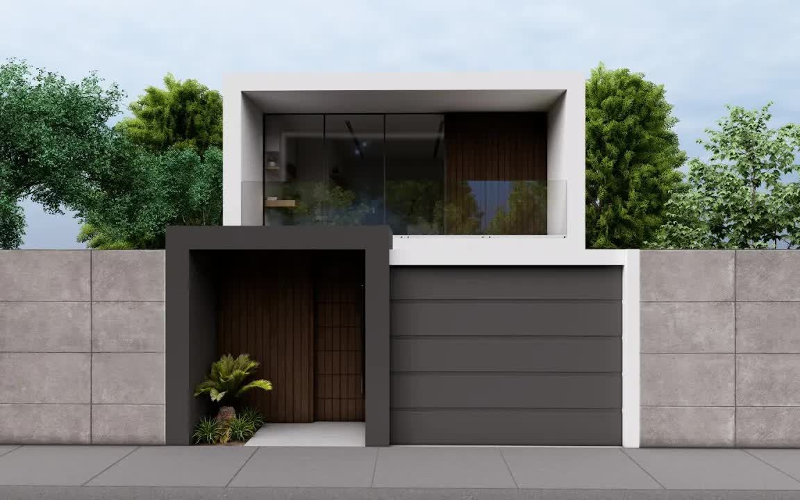 [图]【住宅设计】6x25 | Plano en 3D 2020.10.17