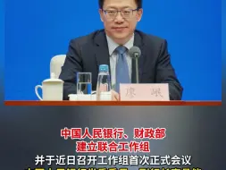 Download Video: 中国人民银行与财政部联合工作组召开首次正式会议