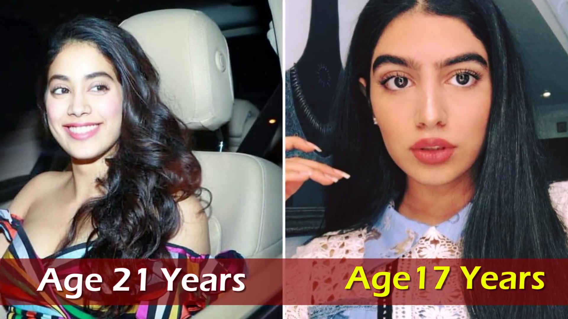 印度明星宝莱坞巨星希里黛玉女儿janhvikapoorvskhushikapoor的身高