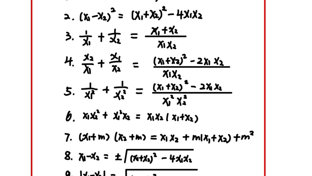韦达定理，韦达定理x1乘x2等于