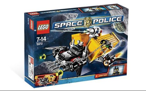 乐高太空警察35972太空卡车速组评测