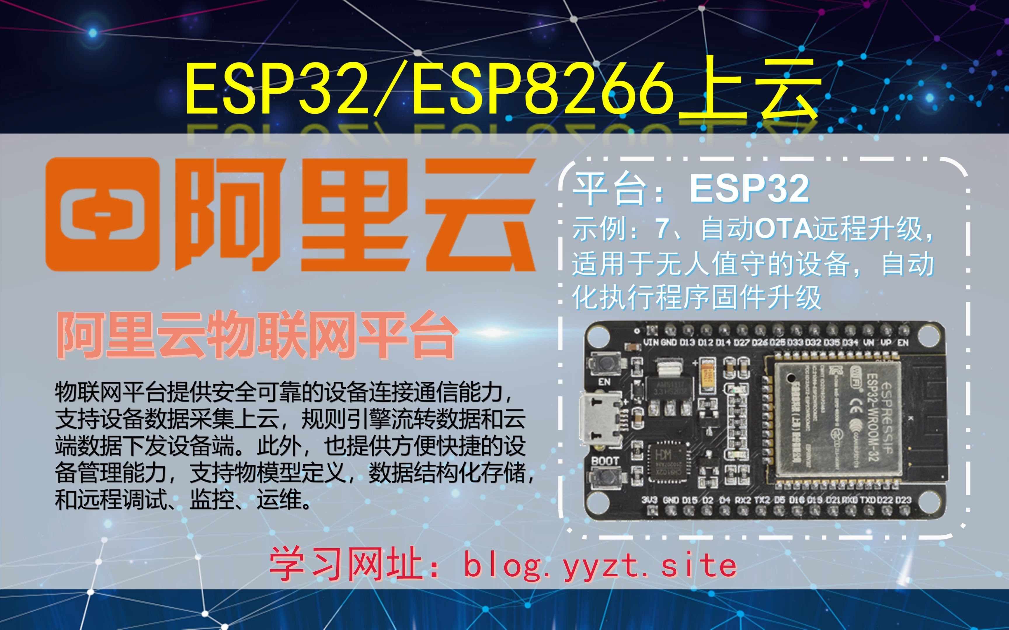 ESP32上云——阿里云物联网平台MQTT——07自动OTA远程升级,适用于无人值守的设备,自动化执行程序固件升级哔哩哔哩bilibili