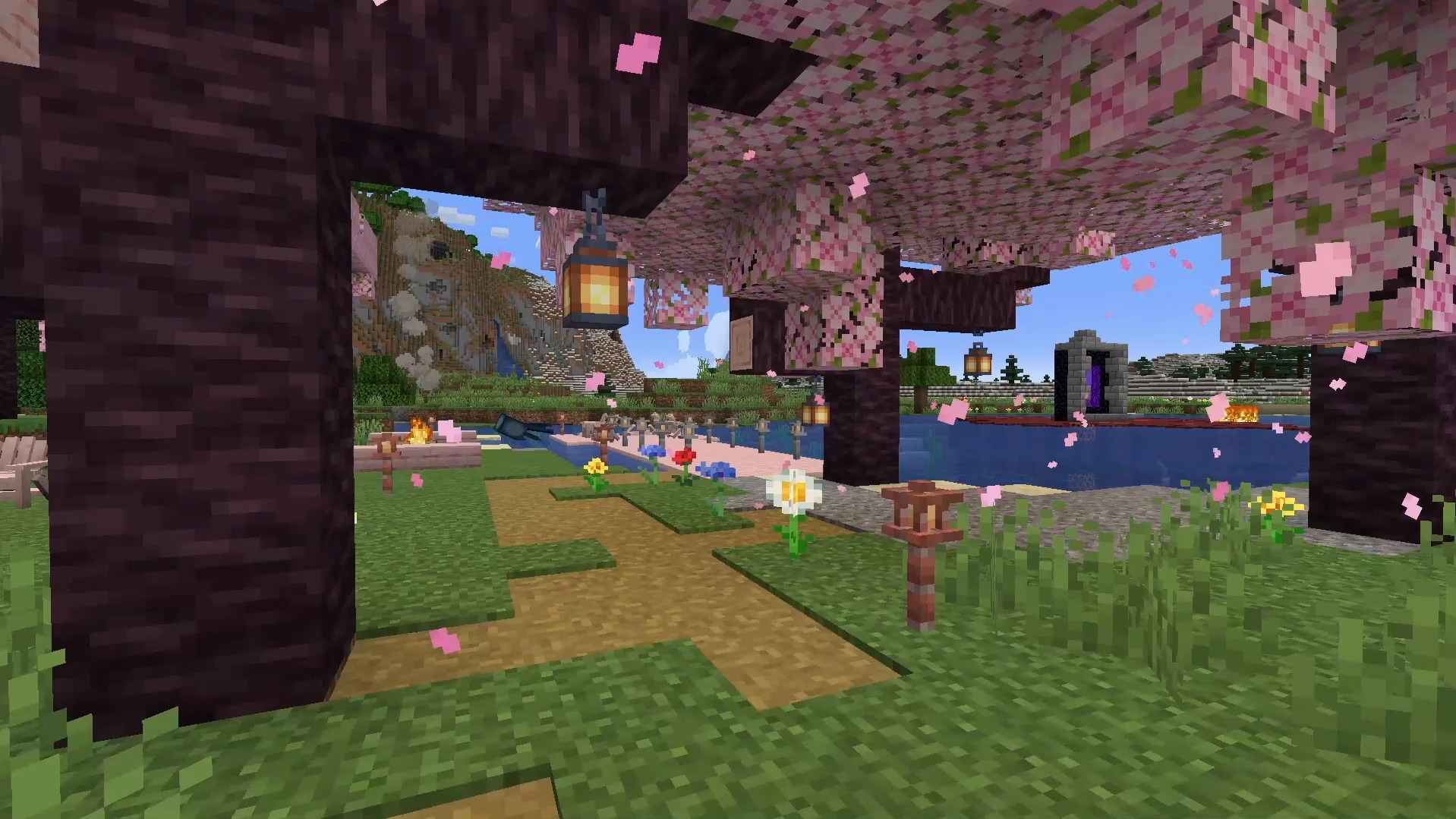 我的世界加光影前后