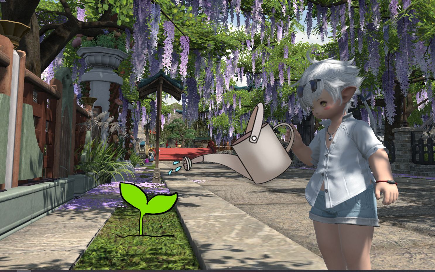 【ff14】当一个咸鱼拉拉肥突然有了豆芽