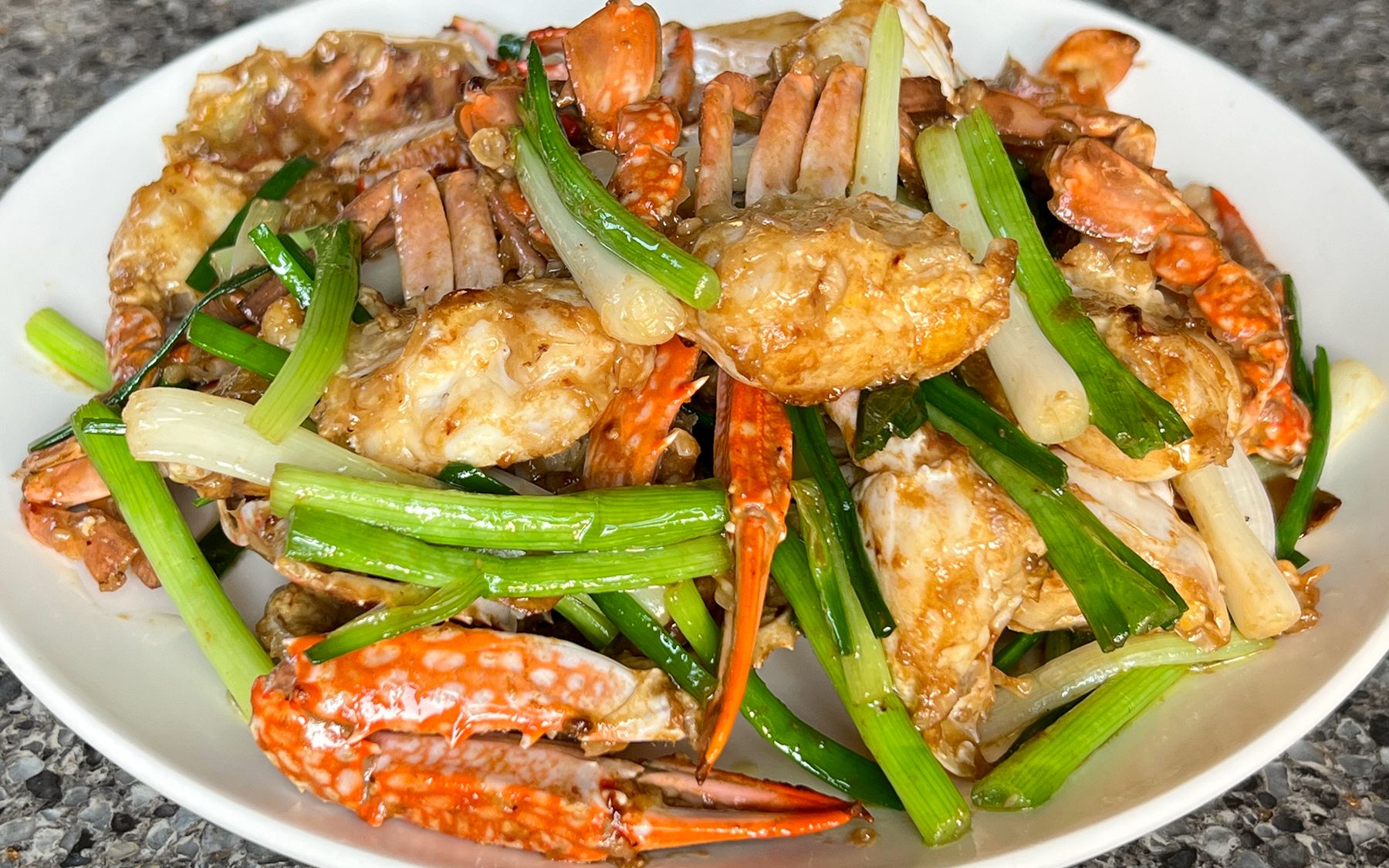 姜葱炒肉蟹图片