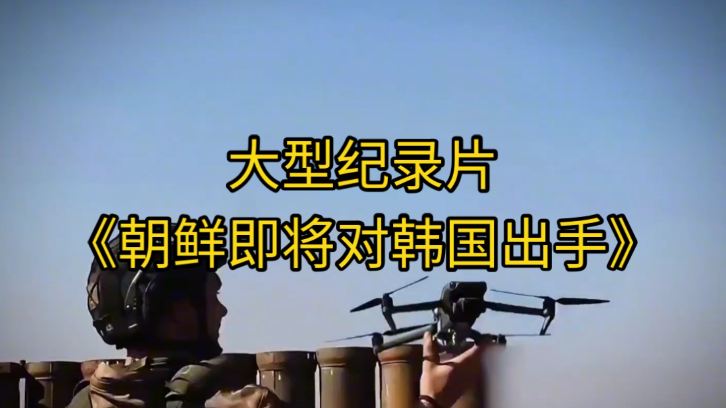 大型纪录片《朝鲜即将对韩国出手》持续为您播出!