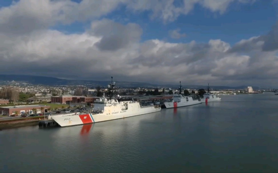 海岸警卫队进驻关岛的三艘传奇级巡逻舰