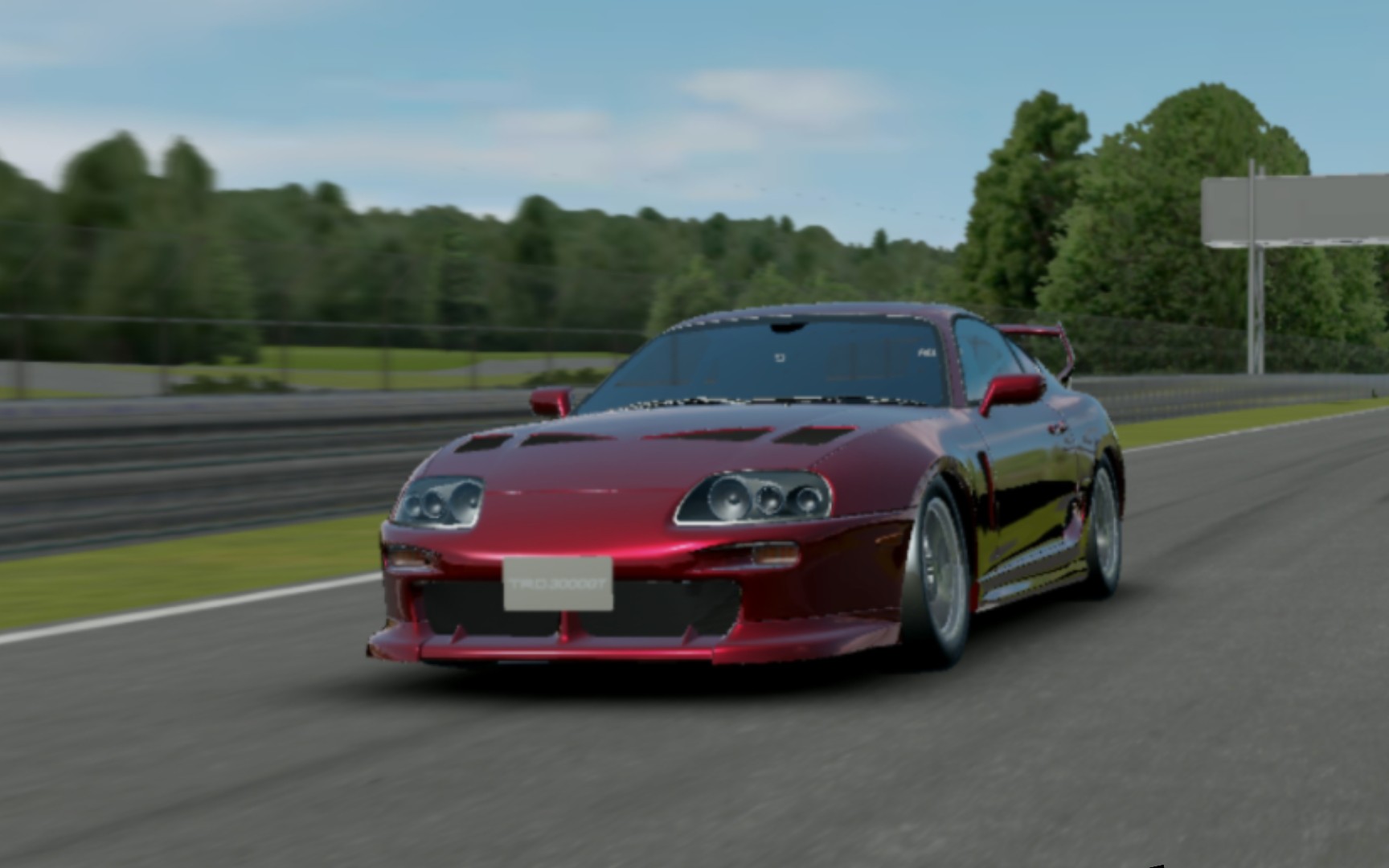 《绝对赛车》丰田trd3000gt,纽北静态刷圈