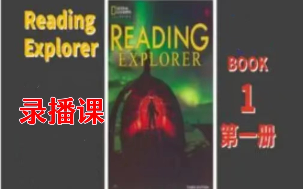 [图]【全40集】国家地理Reading explorer  Level1 名师教材精讲课