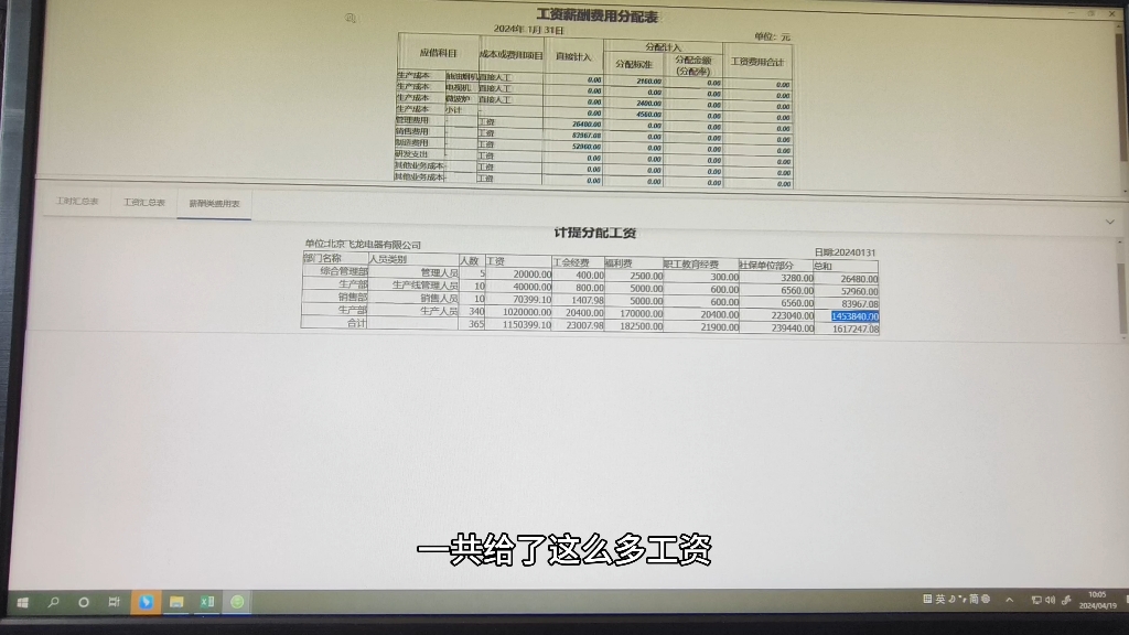 财务决策分析丨工资薪酬分配哔哩哔哩bilibili