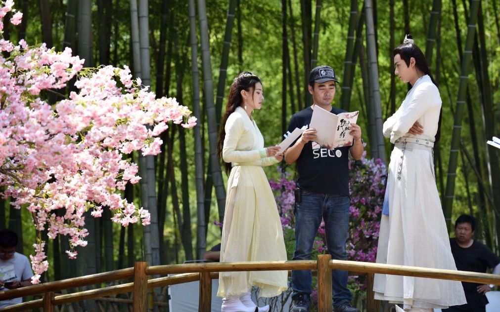 【新版绝代双骄】剧组探班花絮 胡一天花无缺cut 剪辑【bgm:杏花弦外